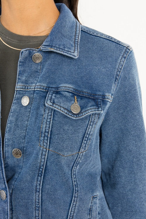 Soft Stretch Denim Jacket