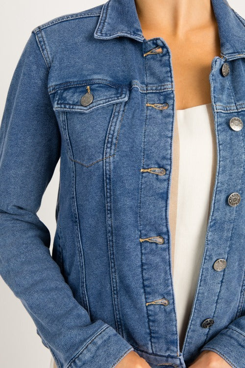 Soft Stretch Denim Jacket