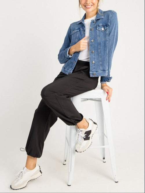 Soft Stretch Denim Jacket