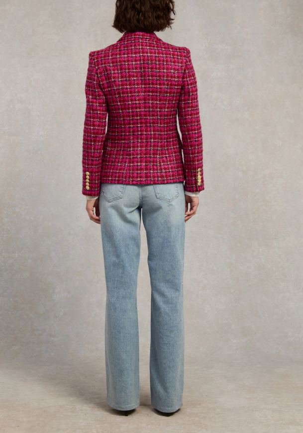 Vintage Plaid Double Breasted Blaze