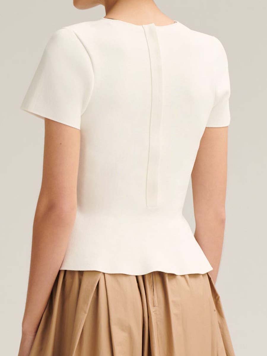 Keyhole Cut Out Two Pieces Dress