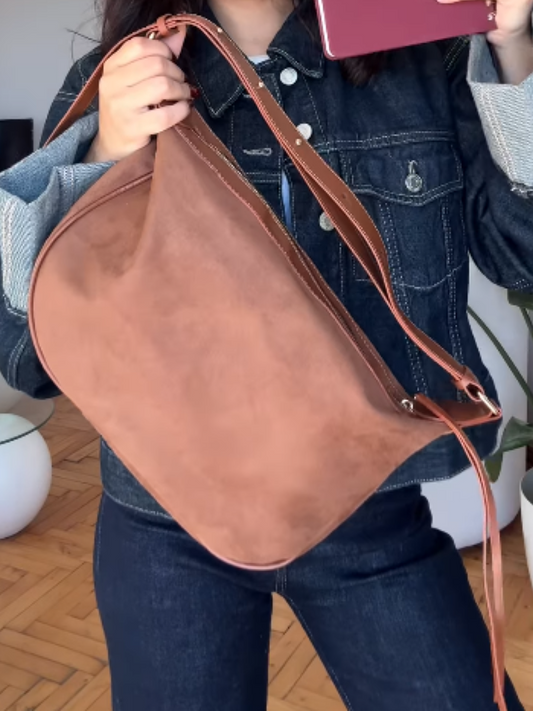 Fashion Suede Shoulder Bag