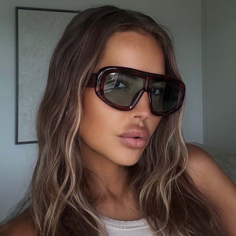 Large One-frame Sunglasses