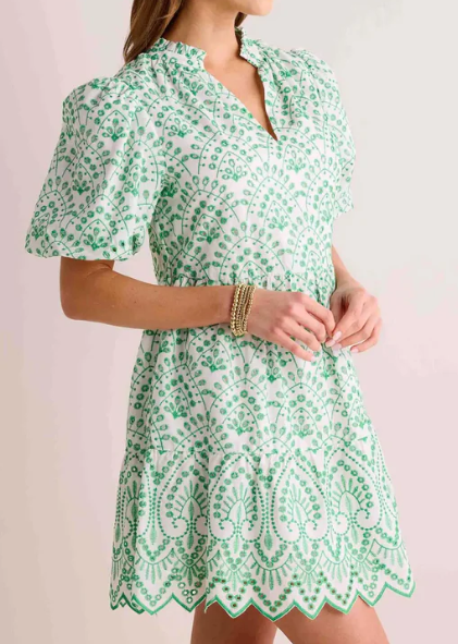 Fab Embroidered Short Dress